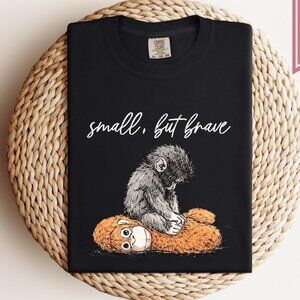 Baby Monkey Punch T-Shirt, Viral Cute Monkey Tee
